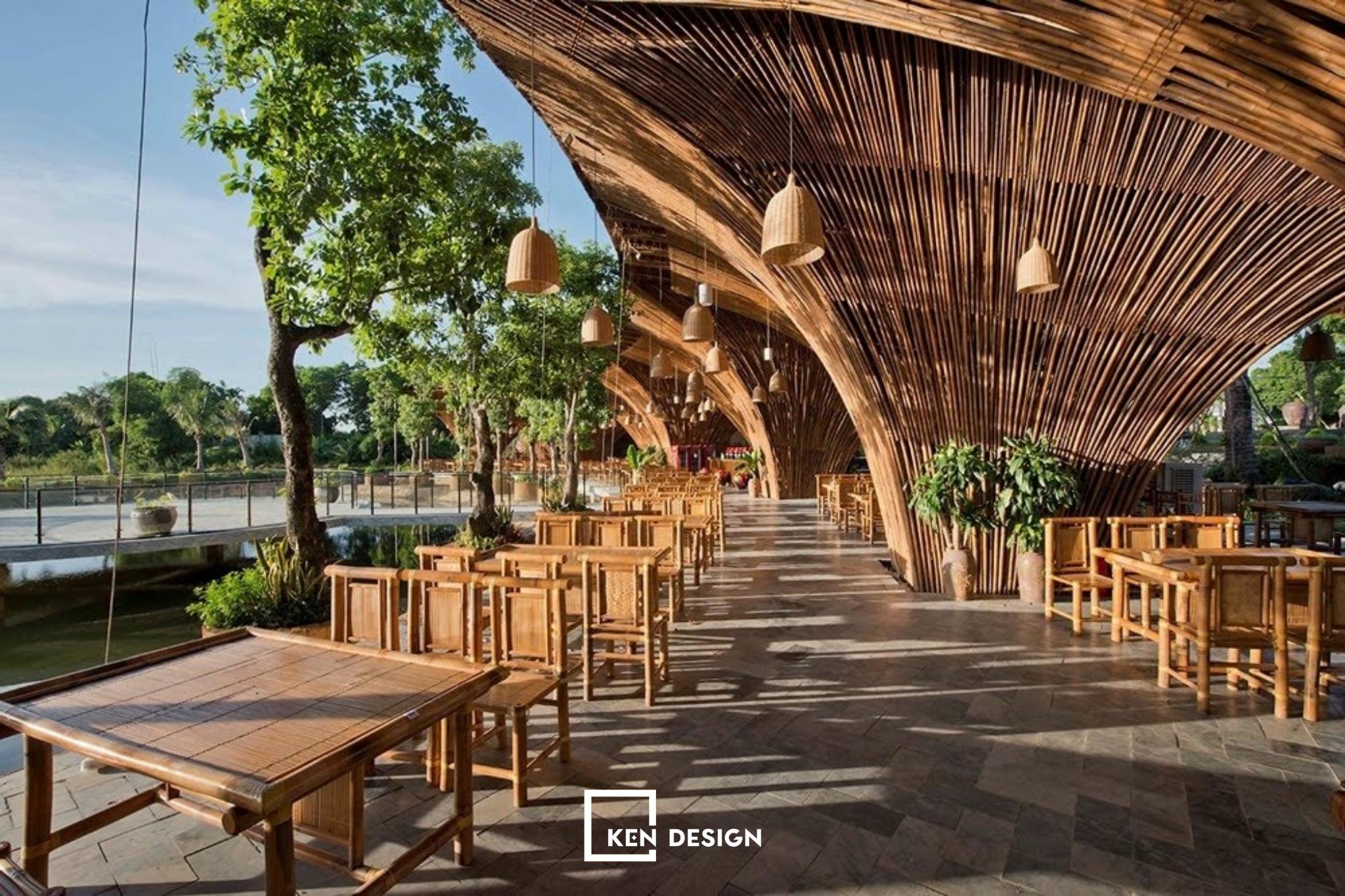 Mẫu thiết kế nhà hàng đồng quê 