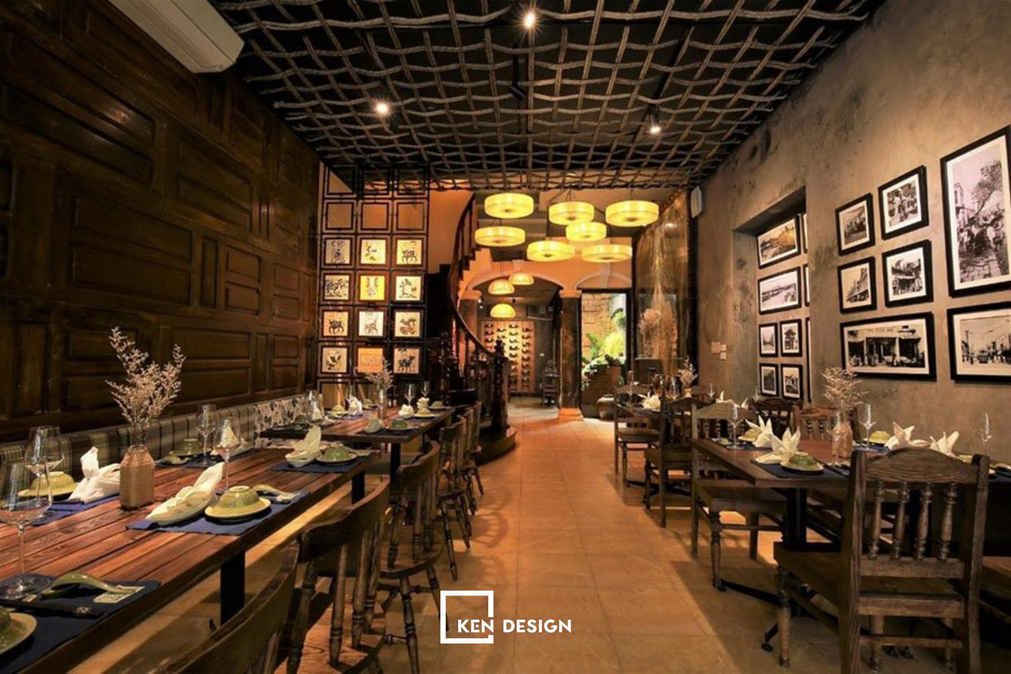 Mẫu thiết kế nhà hàng đồng quê 