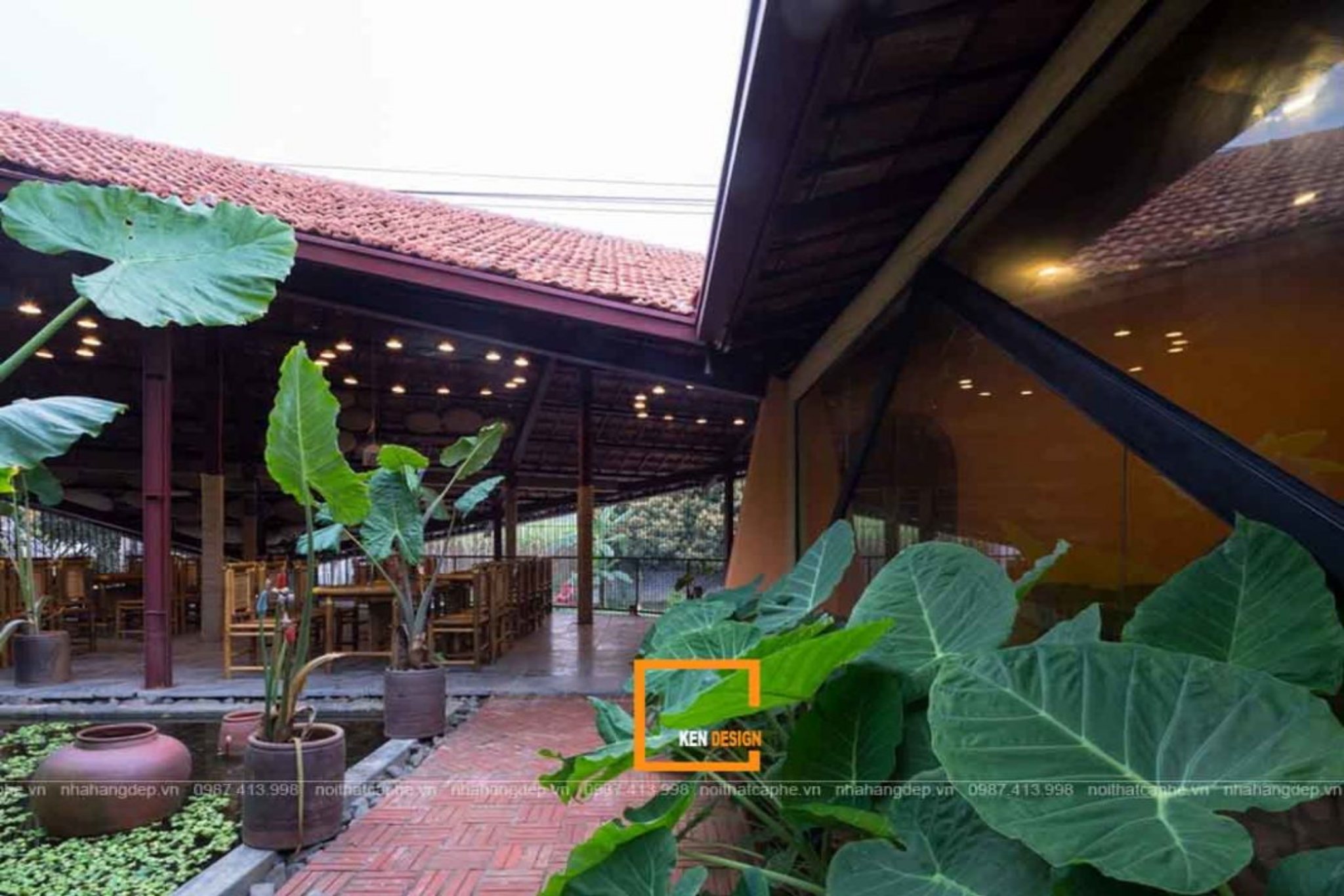 Bật mí kinh nghiệm thiết kế nhà hàng đồng quê đẹp 