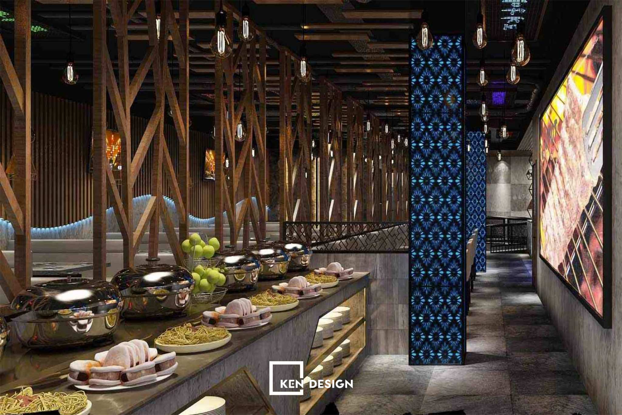 Thiết kế nhà hàng lẩu nướng ăn khách cho năm 2024 