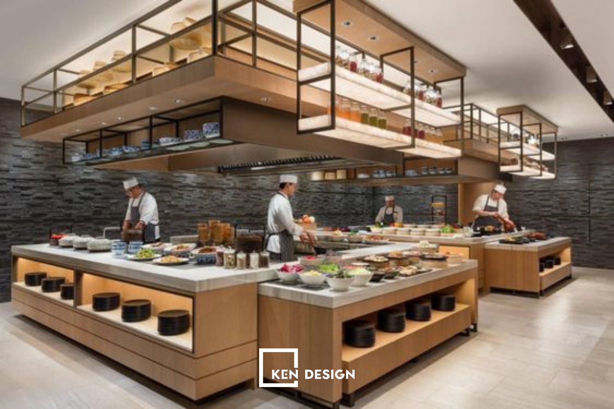 bí quyết thiết kế nhà hàng buffet trong năm 2024 
