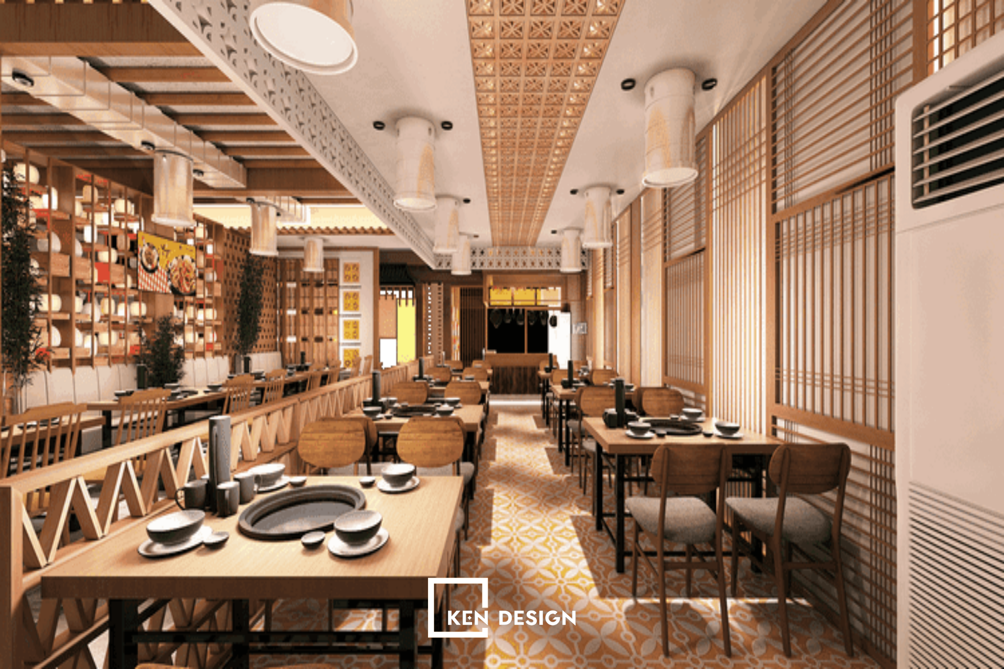  mẫu thiết kế nhà hàng buffet 2024 cực hot