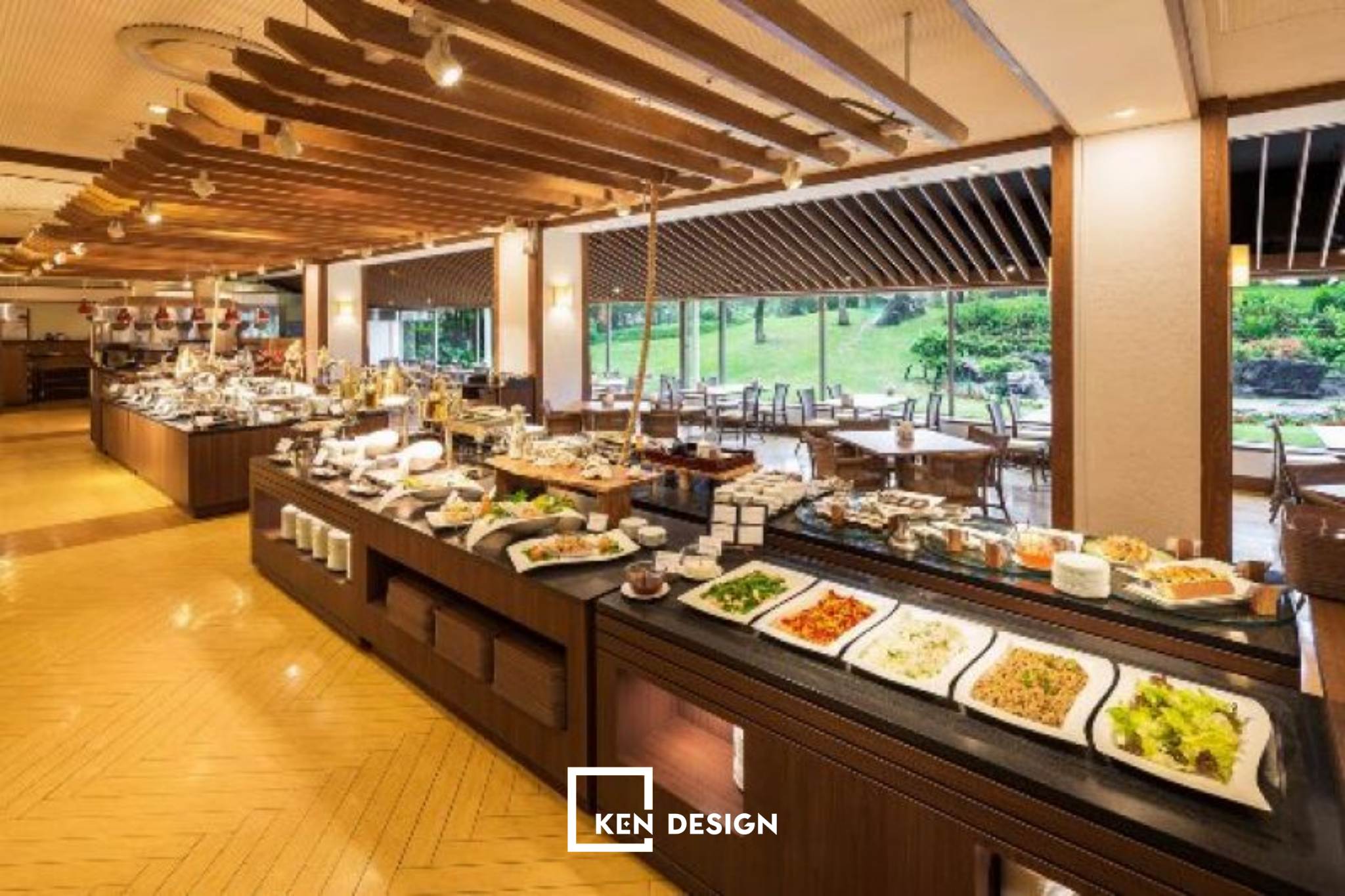  mẫu thiết kế nhà hàng buffet 2024 cực hot
