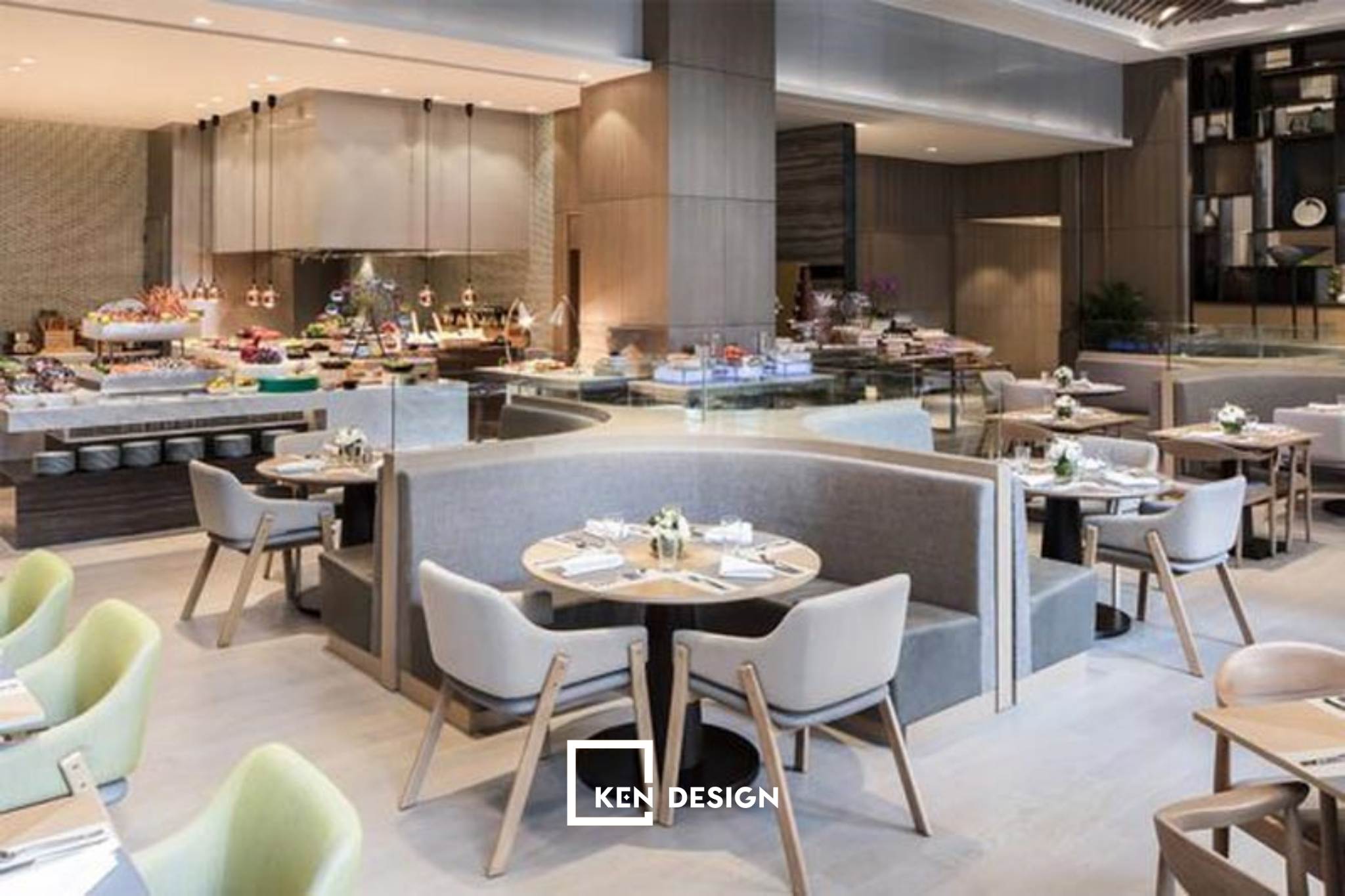  mẫu thiết kế nhà hàng buffet 2024 cực hot