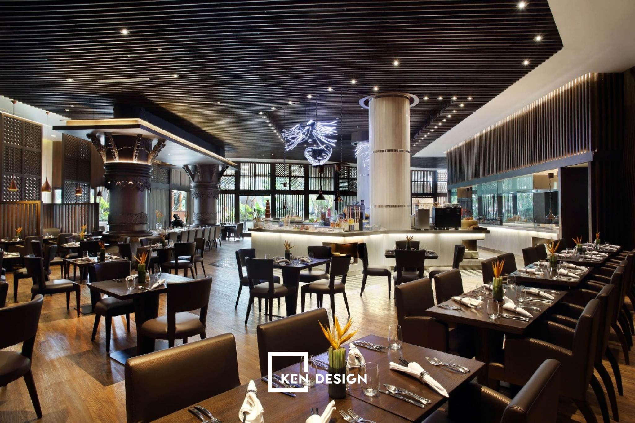  mẫu thiết kế nhà hàng buffet 2024 cực hot