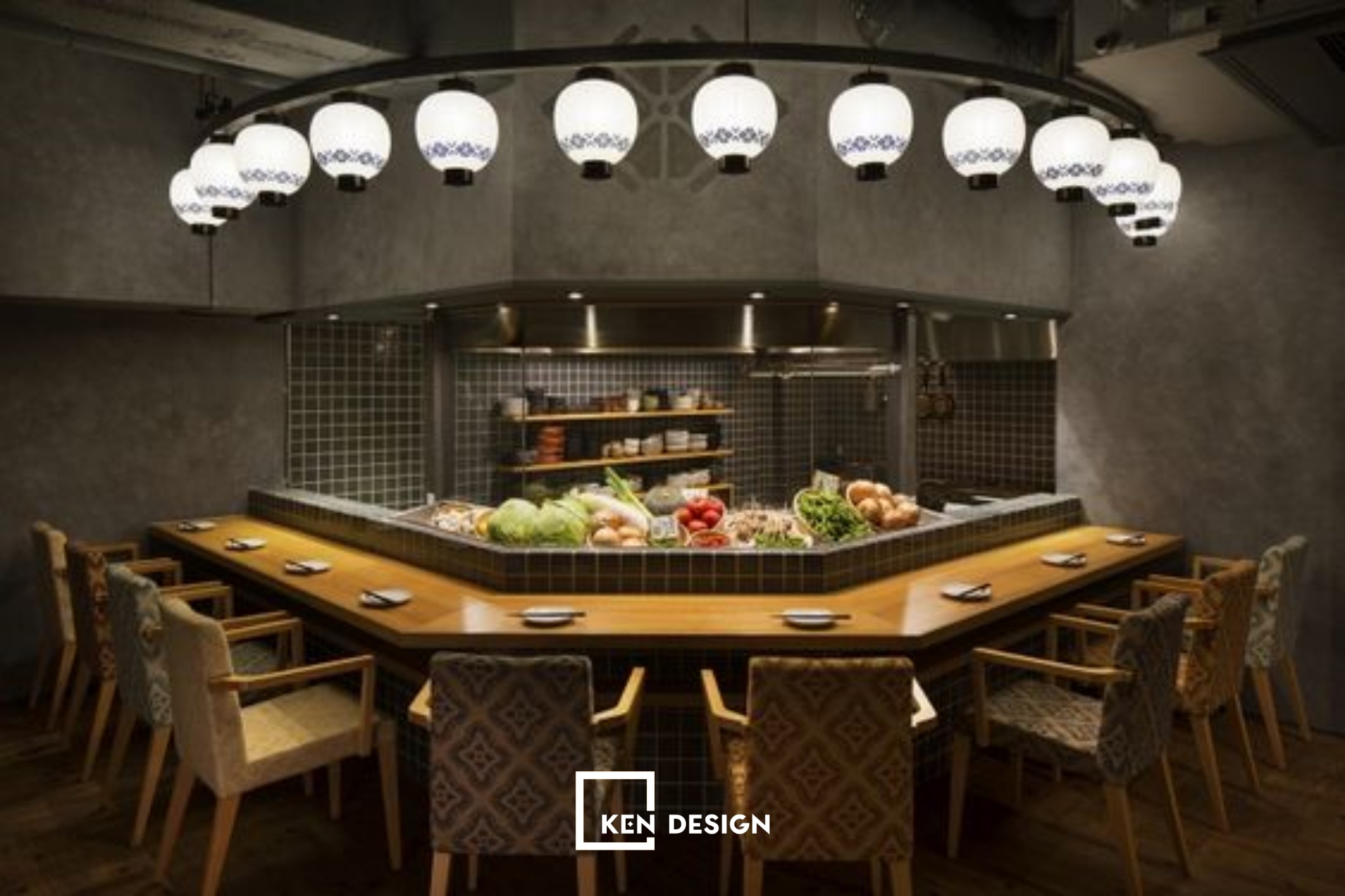thiết kế nhà hàng buffet bình dân