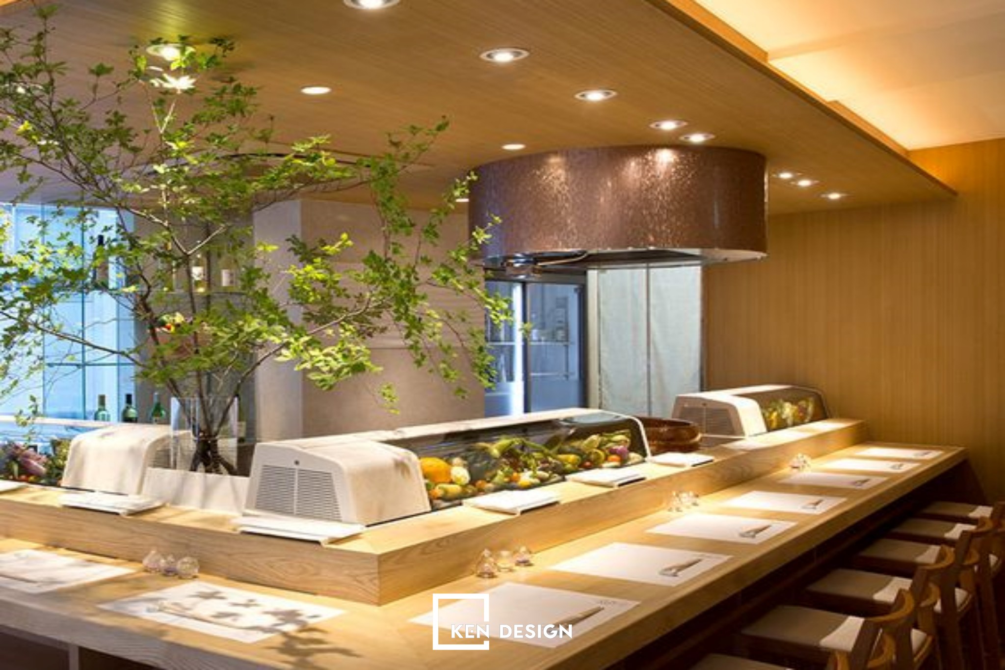thiết kế nhà hàng buffet bình dân