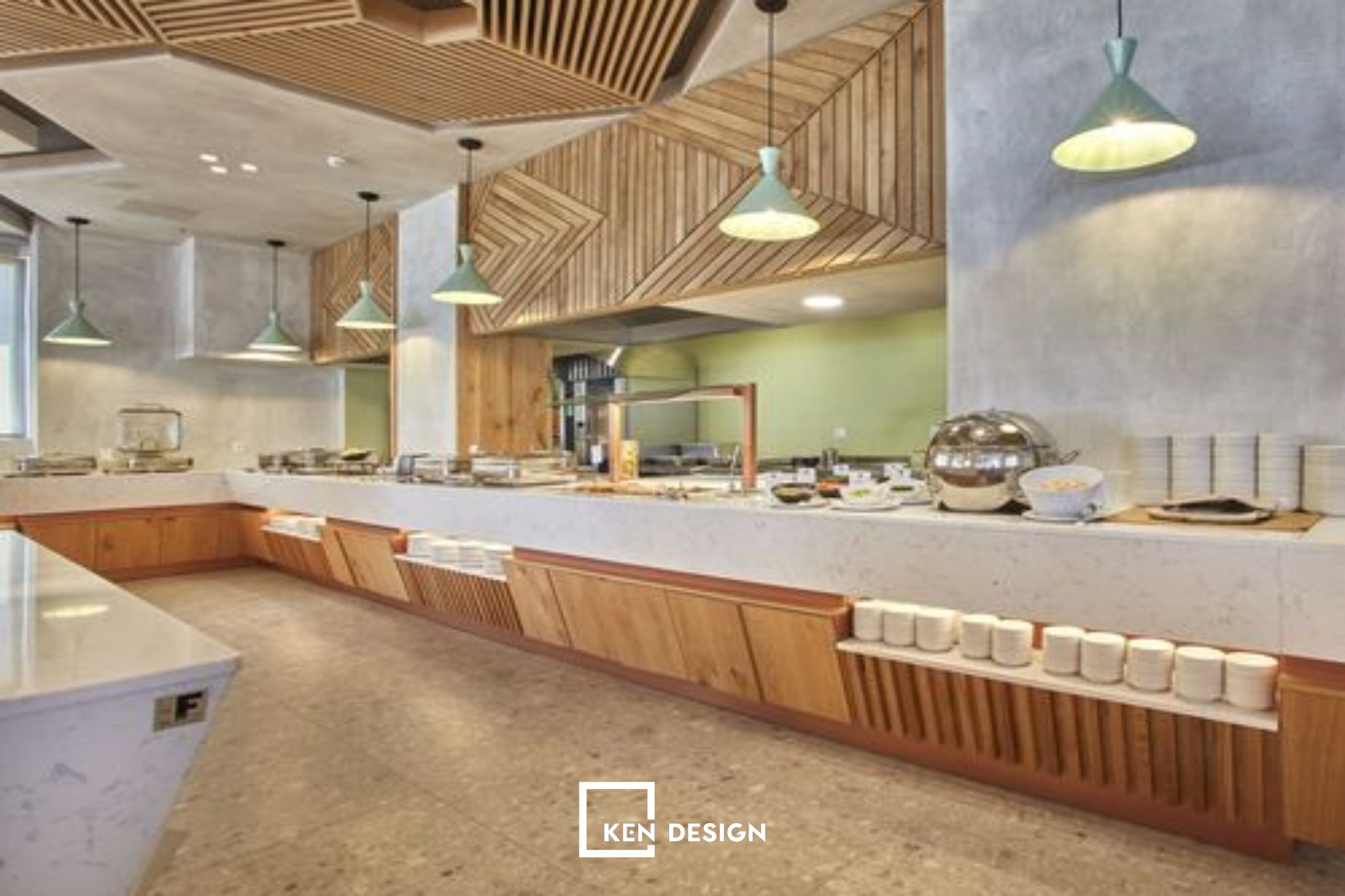 thiết kế nhà hàng buffet bình dân