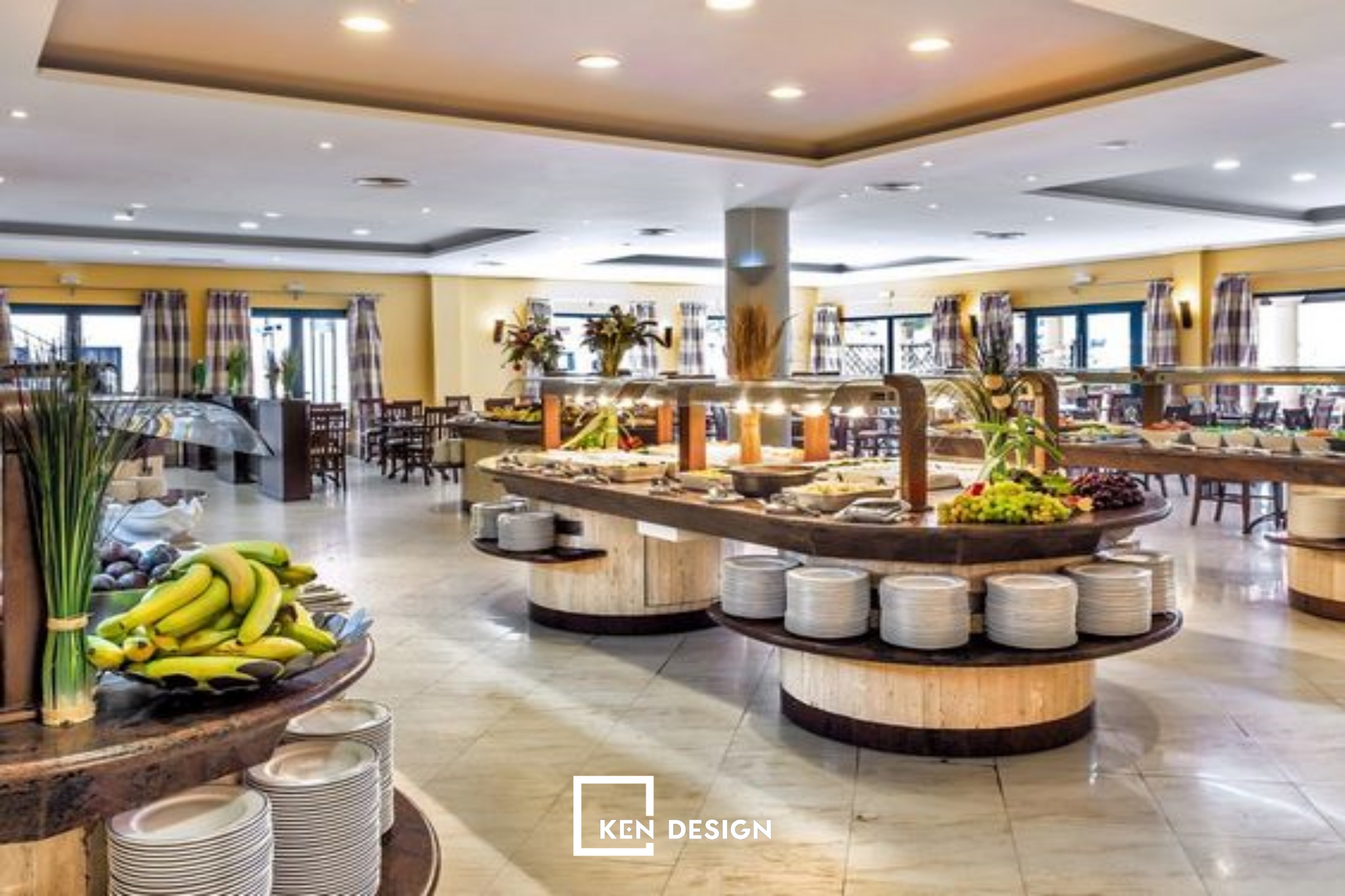  lưu ý khi thiết kế nhà hàng buffet 