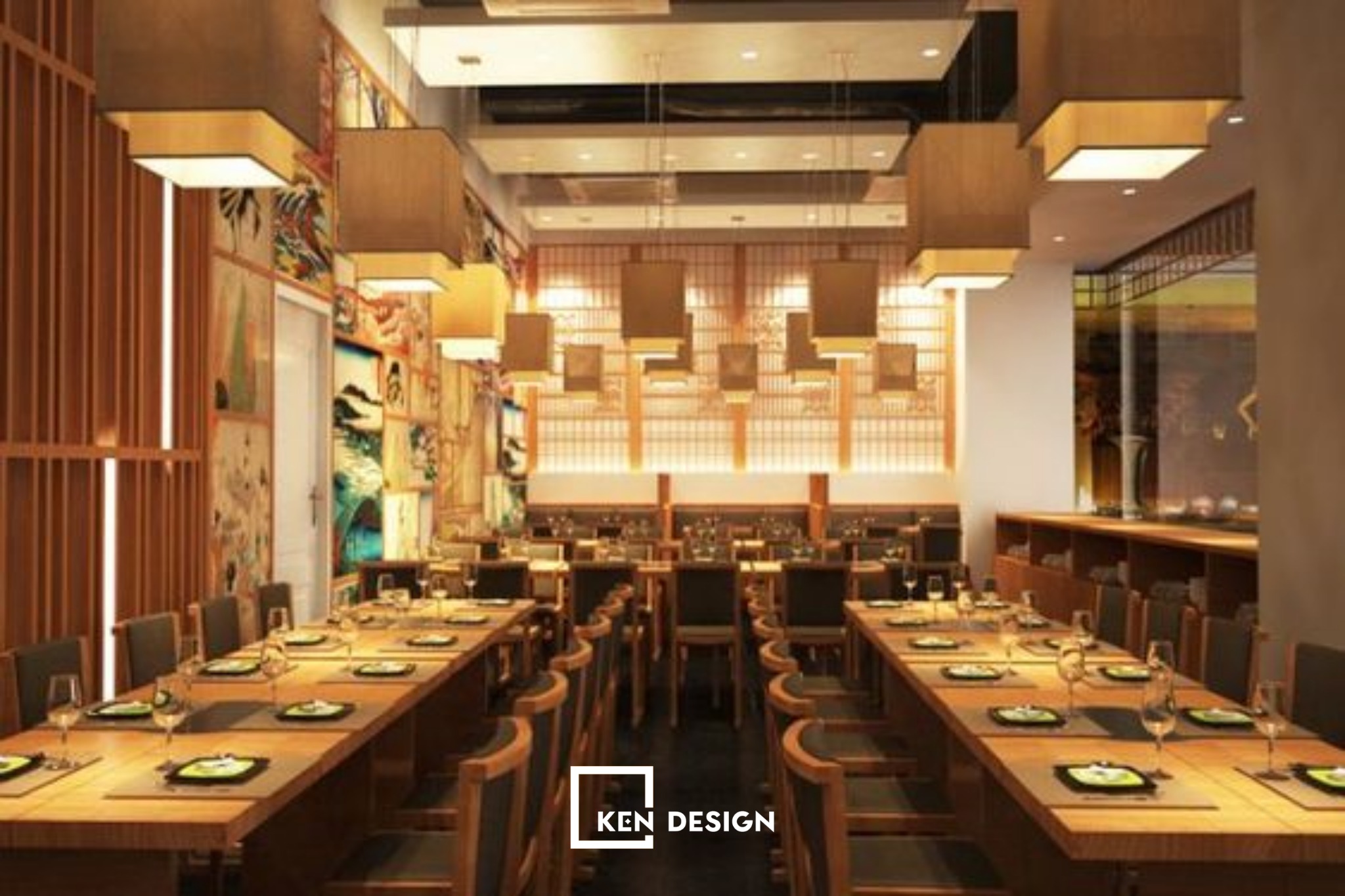  lưu ý khi thiết kế nhà hàng buffet 