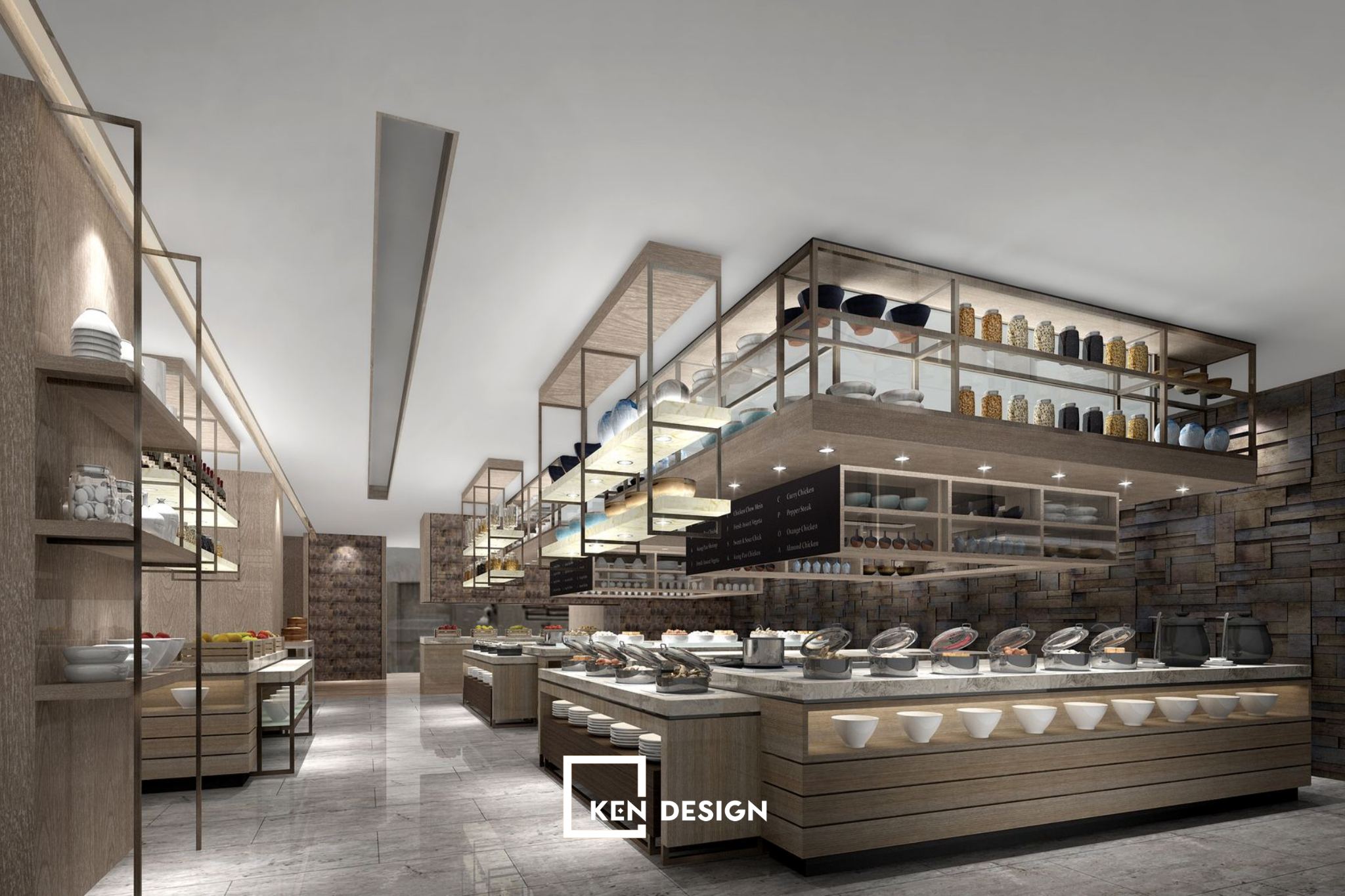 sai lầm khi thiết kế nhà hàng buffet giá rẻ