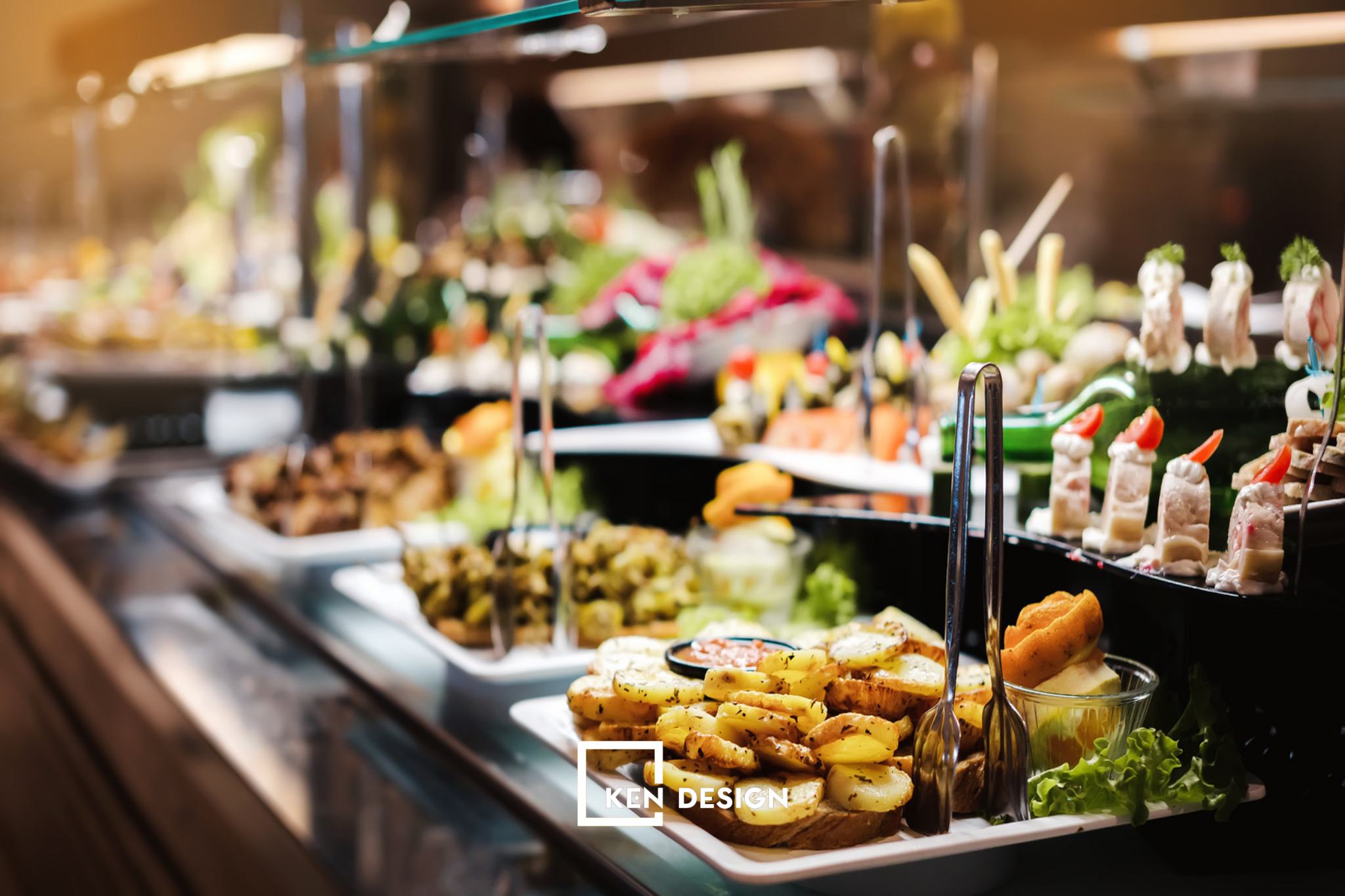 thiết kế nhà hàng buffet bình dân