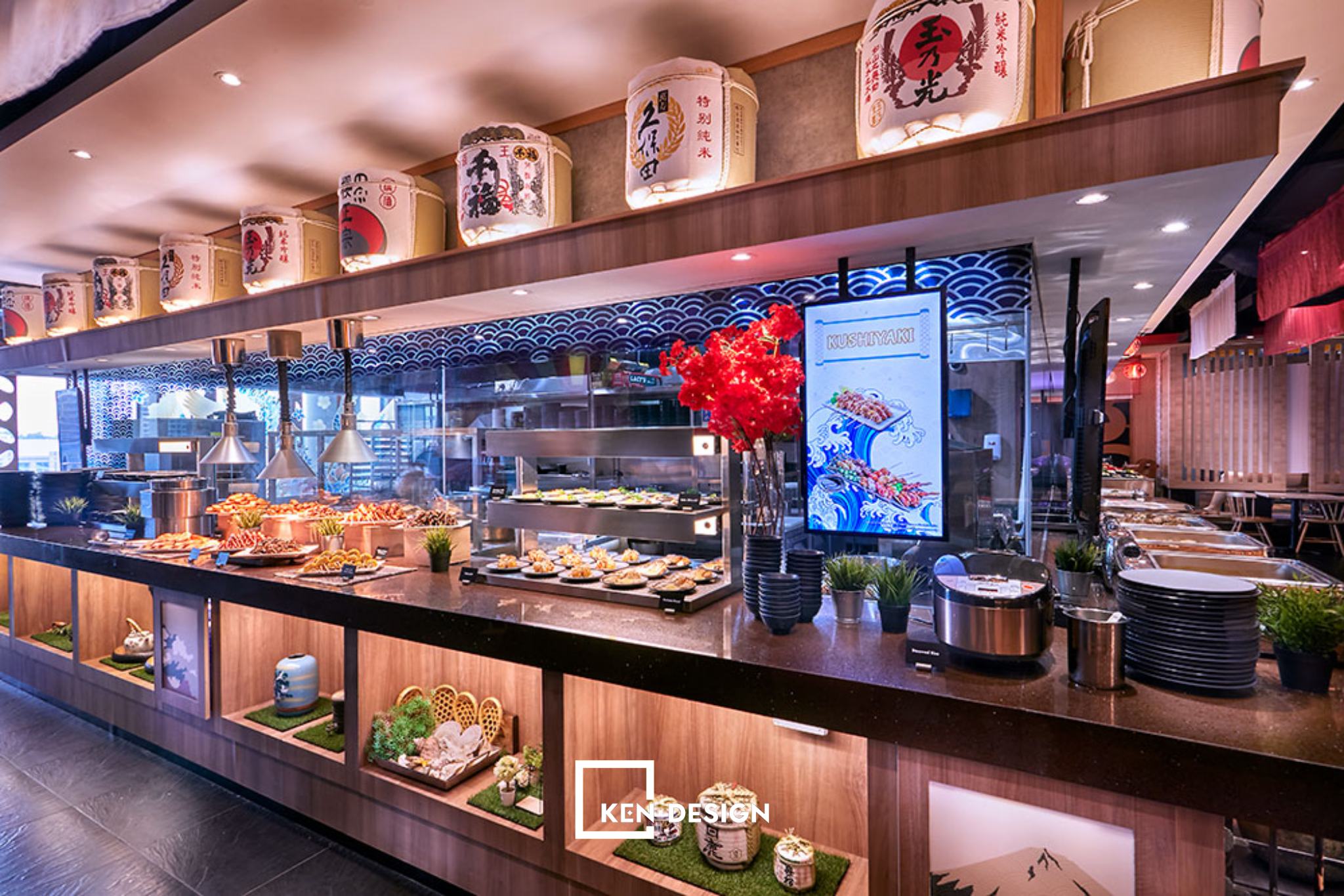 thiết kế nhà hàng buffet bình dân