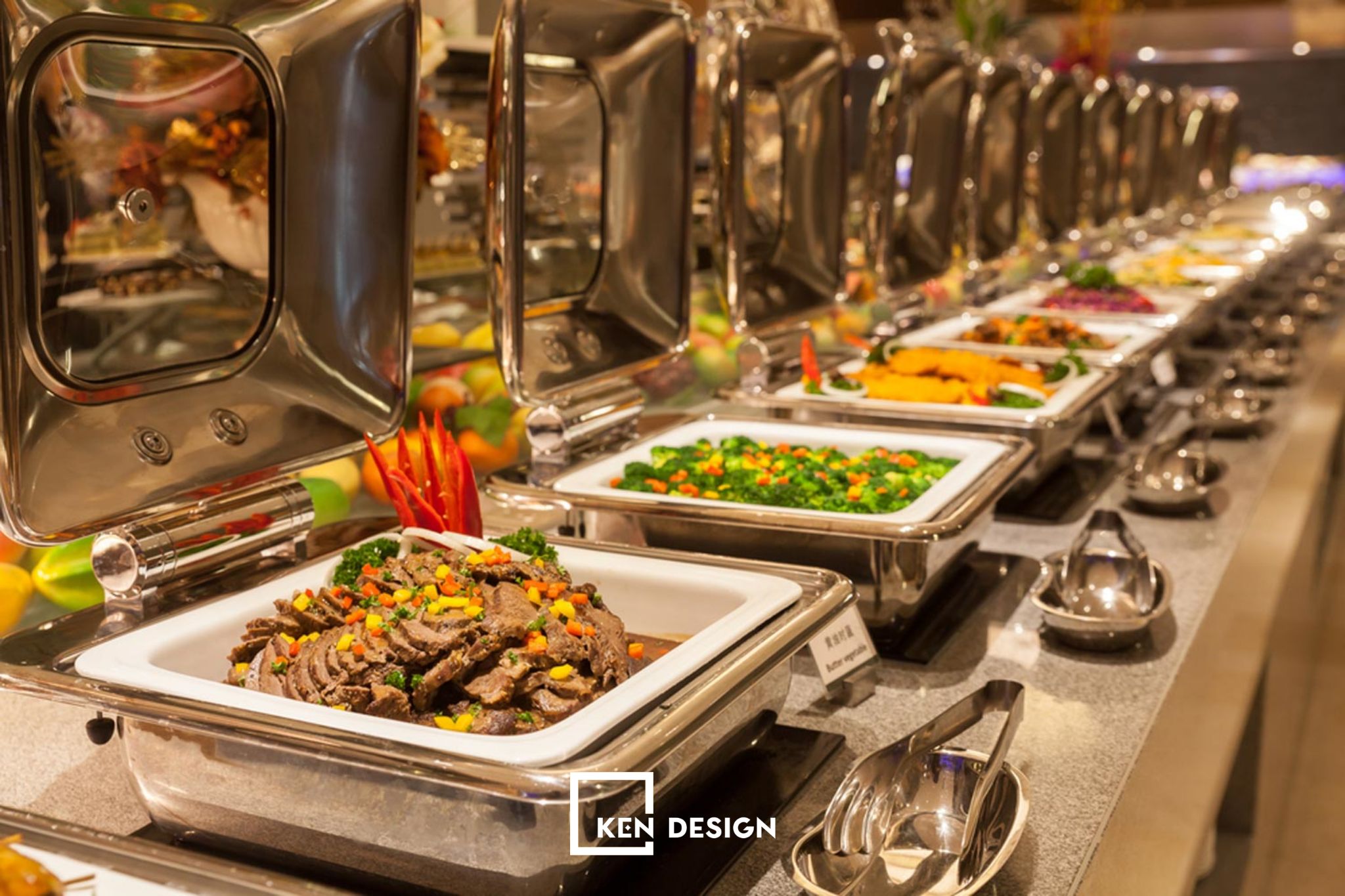 Kinh nghiệm thiết kế nhà hàng buffet giá rẻ 2024