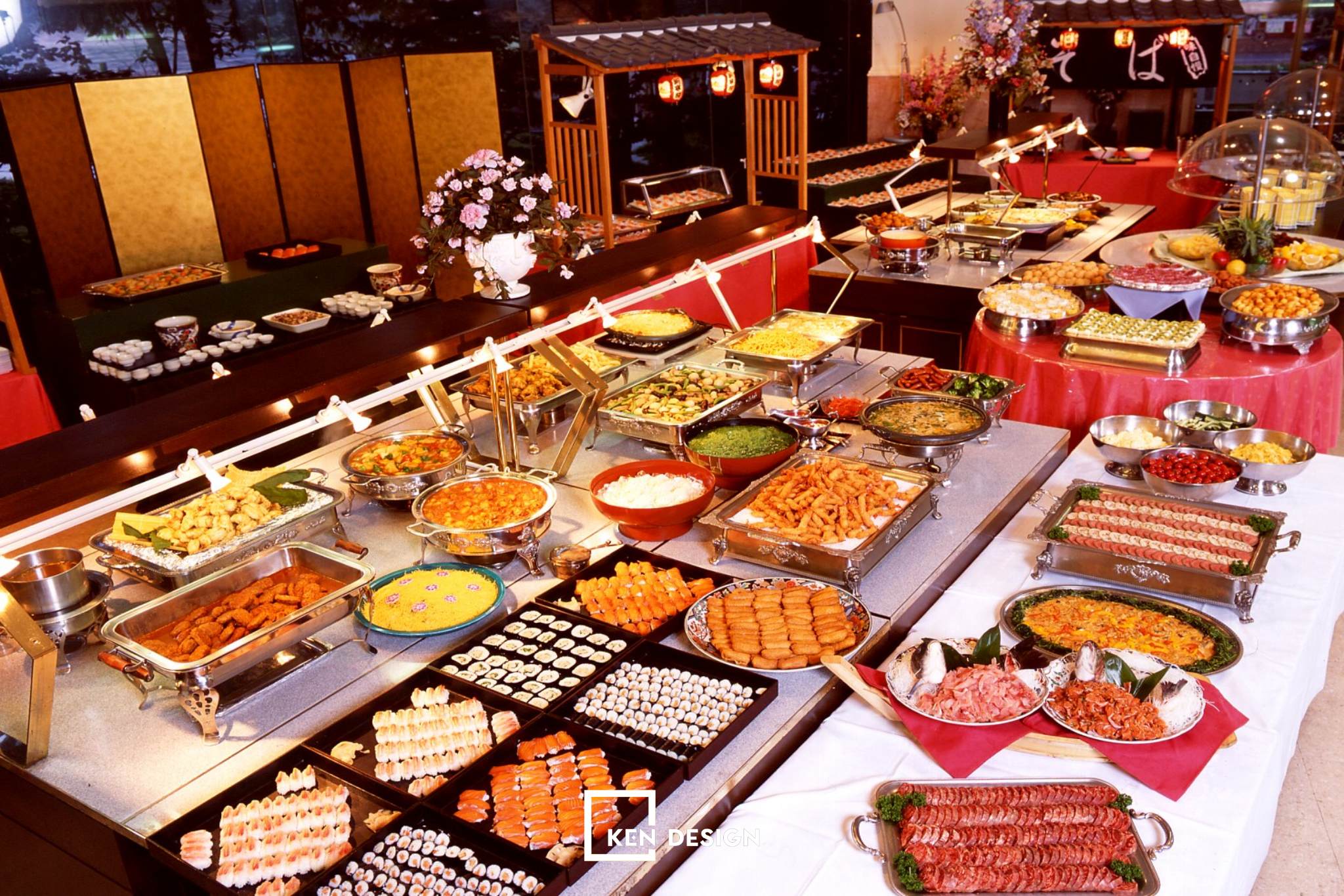 Top 10 mẫu thiết kế quầy buffet giá rẻ