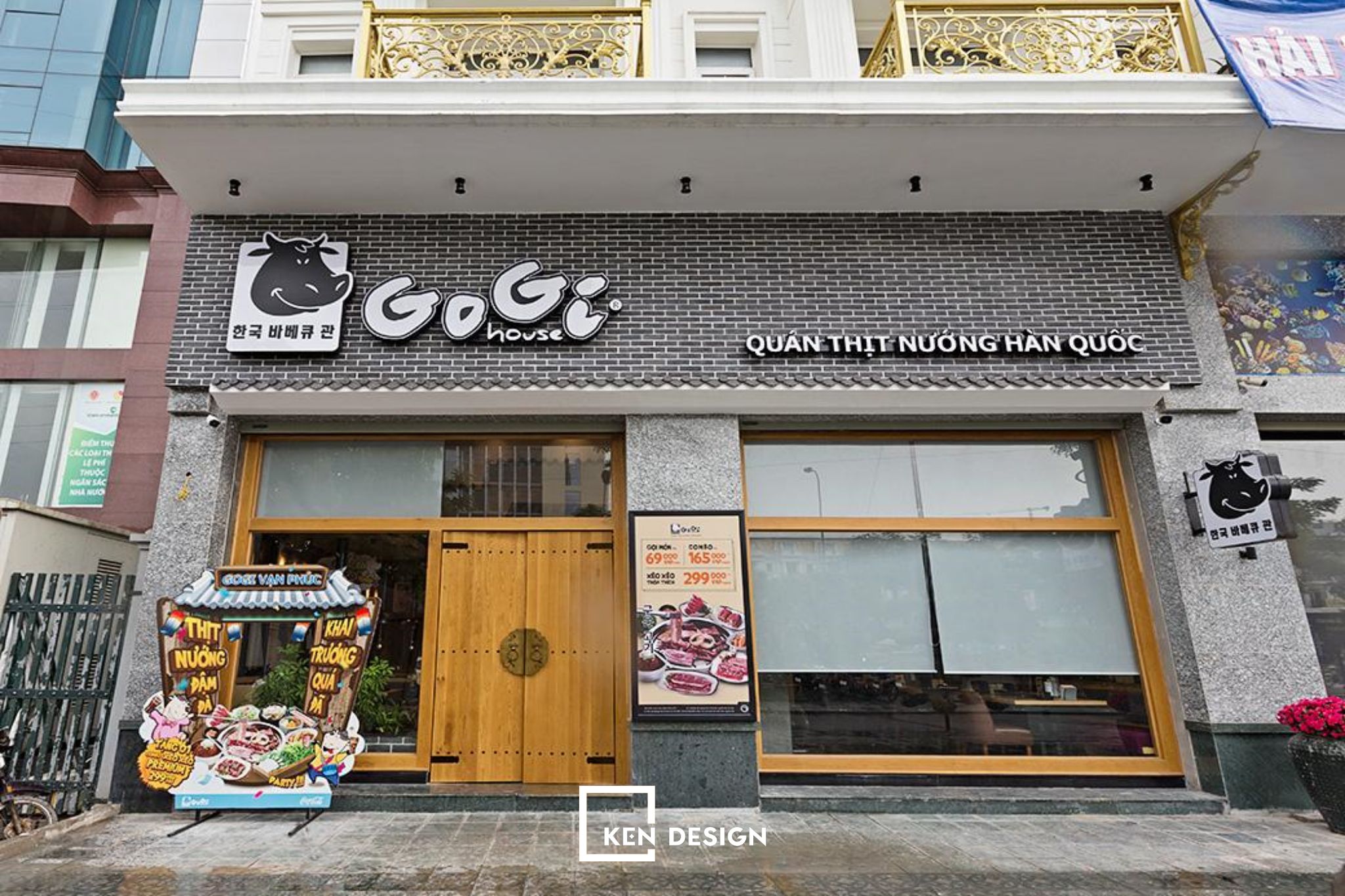 mặt tiền các thiết kế nhà hàng GoGi House