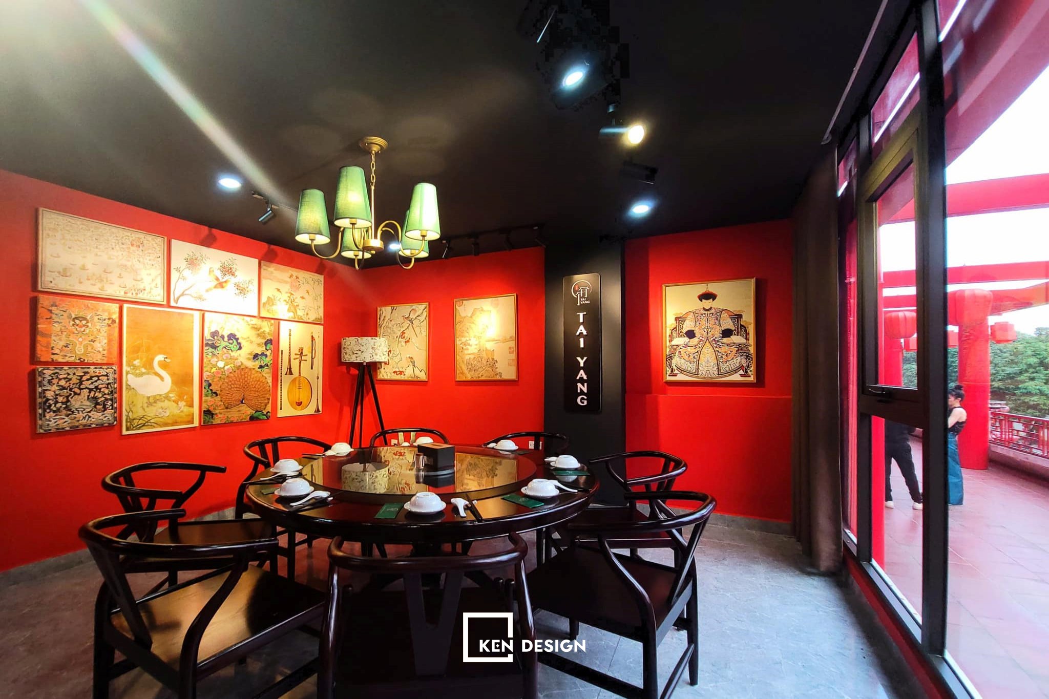 Phòng vip được đầu tư bố cục trong thiết kế Tai Yang