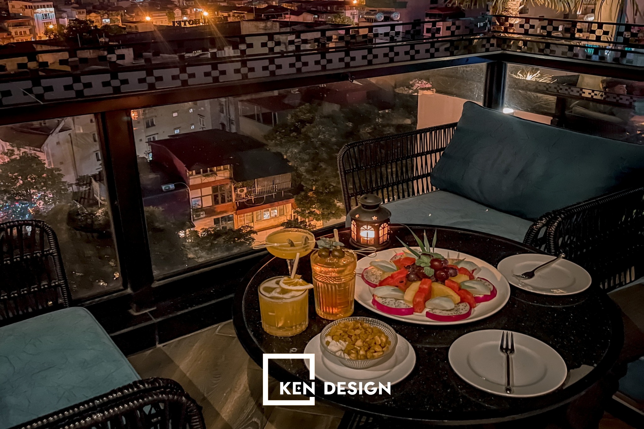 đồ ăn ở lighthouse Sky bar đa dạng 