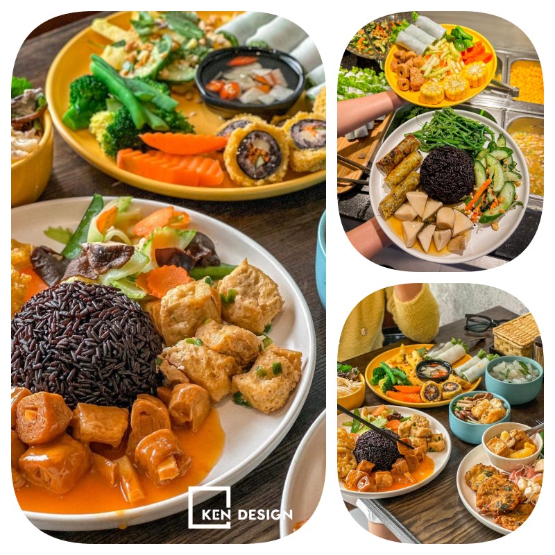 đồ ăn được chế biến ngon mắt