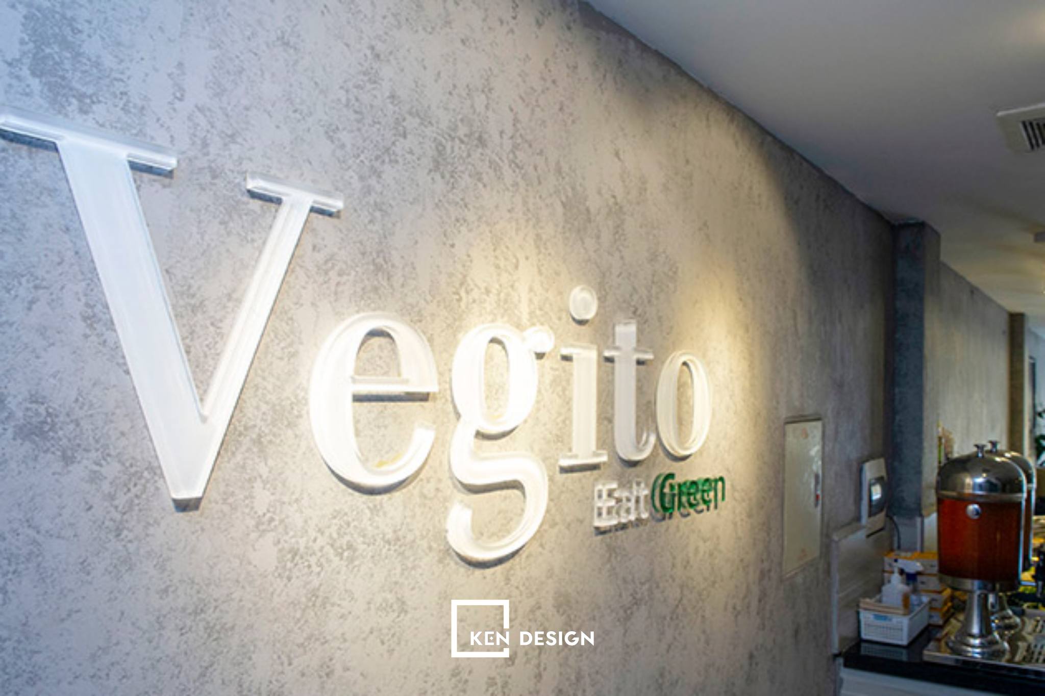 không gian buffet chay vegito đình ngang