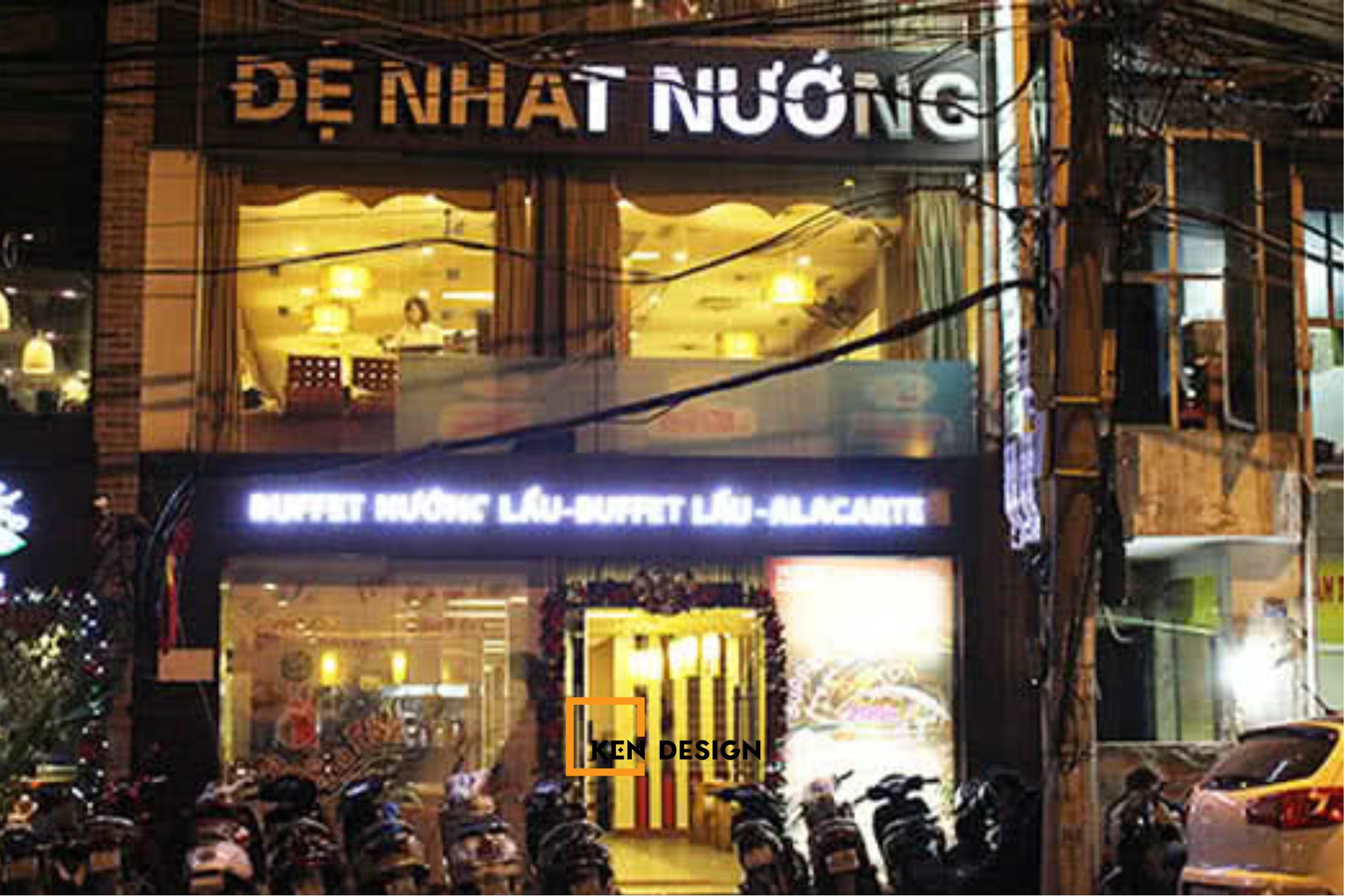 Không gian nhà hàng Đệ Nhất Nướng