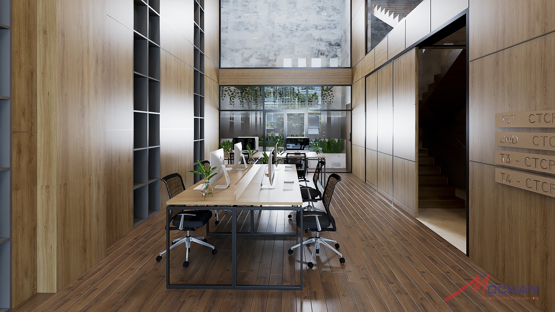 Ứng dụng của gỗ MDF phủ melamine trong thiết kế nội thất