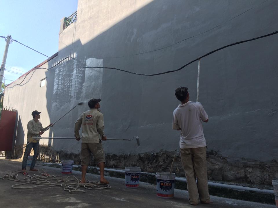 Thi công sơn chống thấm