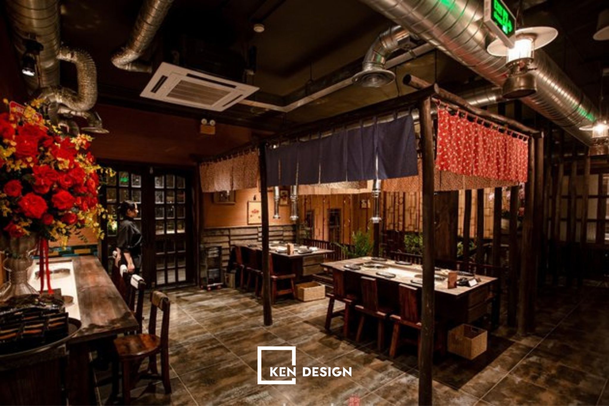 Thiết kế Genshi Yaki - nhà hàng Nhật
