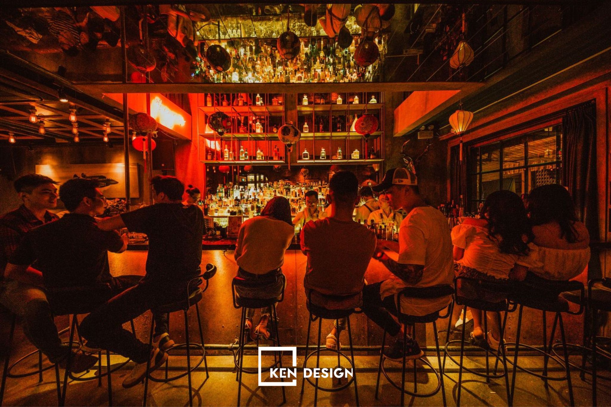 quầy bar thiết kế Jigger Bar