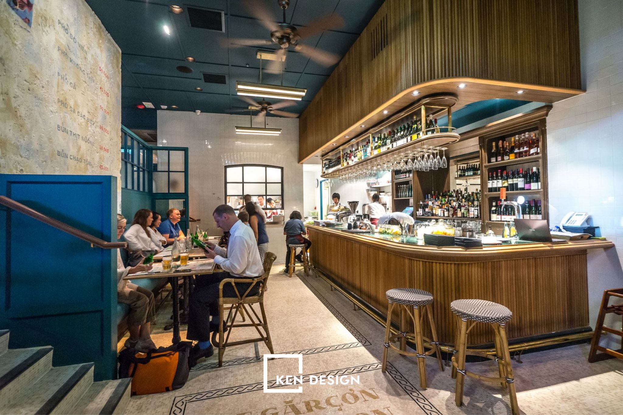 Thiết kế nhà hàng Le Garcon Saigon
