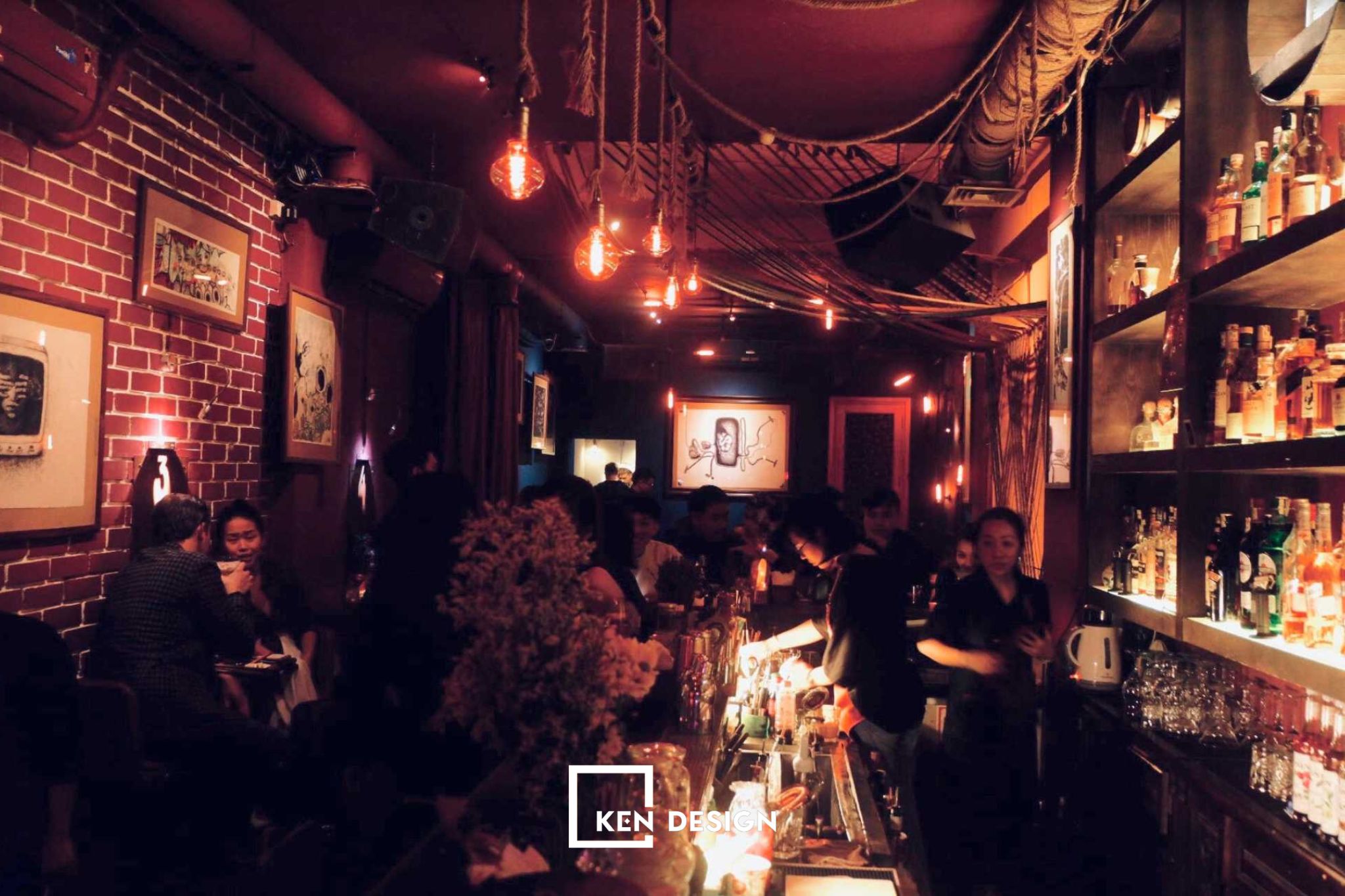 Thiết kế Nê Cocktail Bar