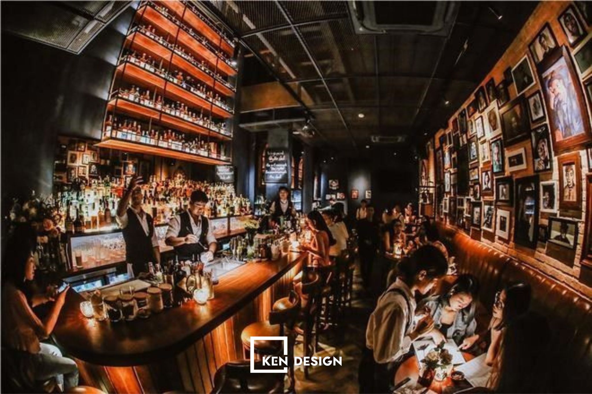 Thiết kế Nê Cocktail Bar