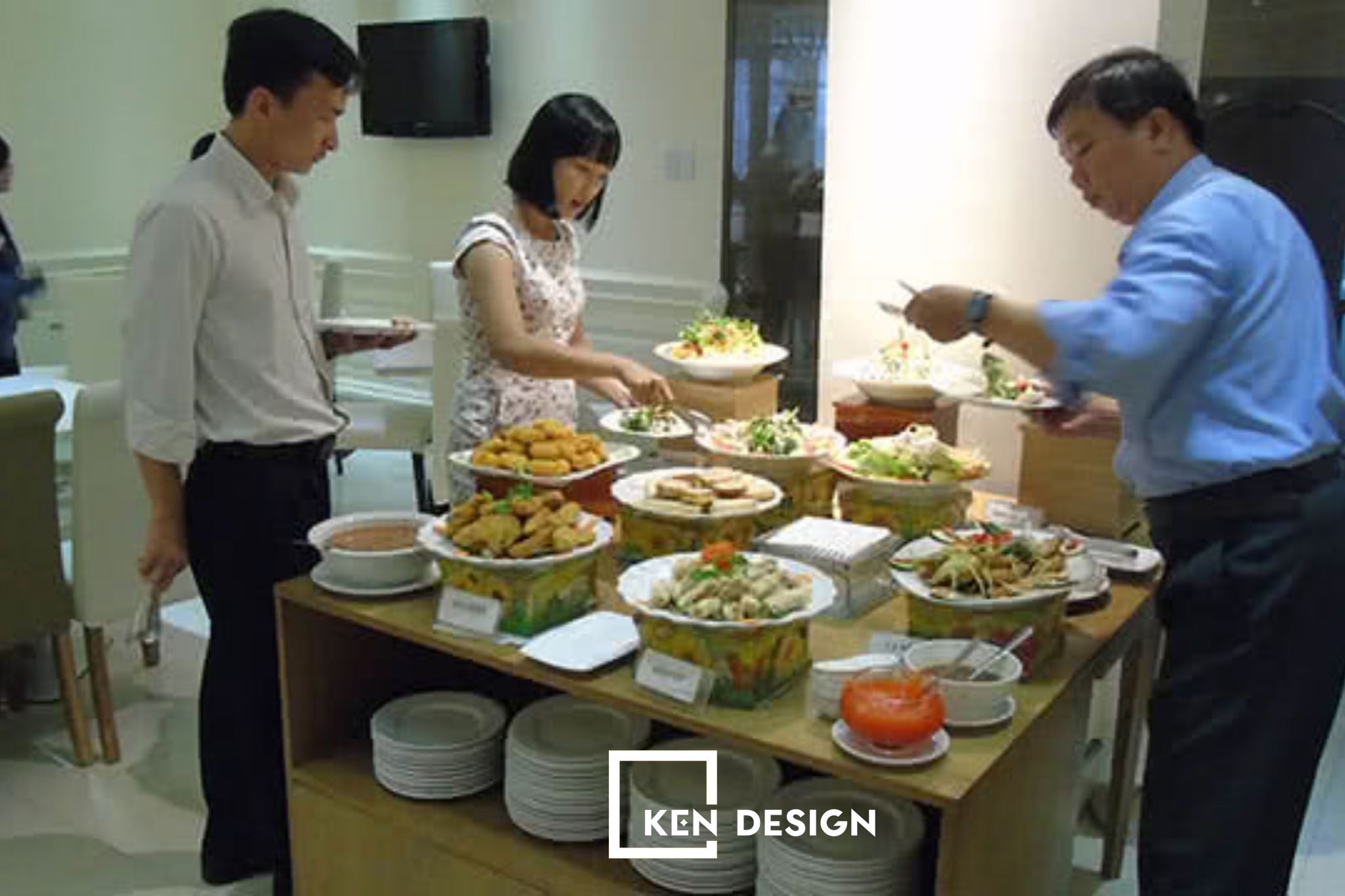 Thiết kế nhà hàng Blue Diamond