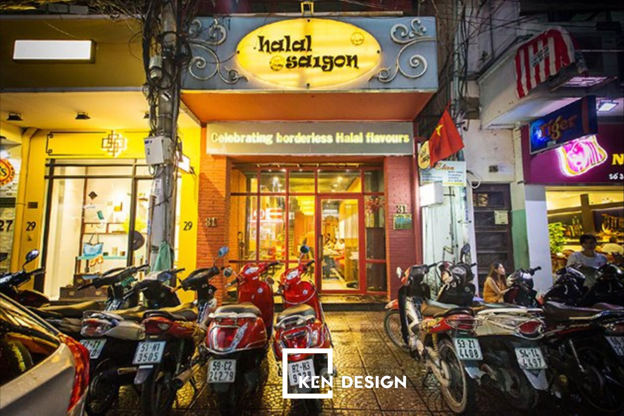 thiết kế nhà hàng Halal Saigon