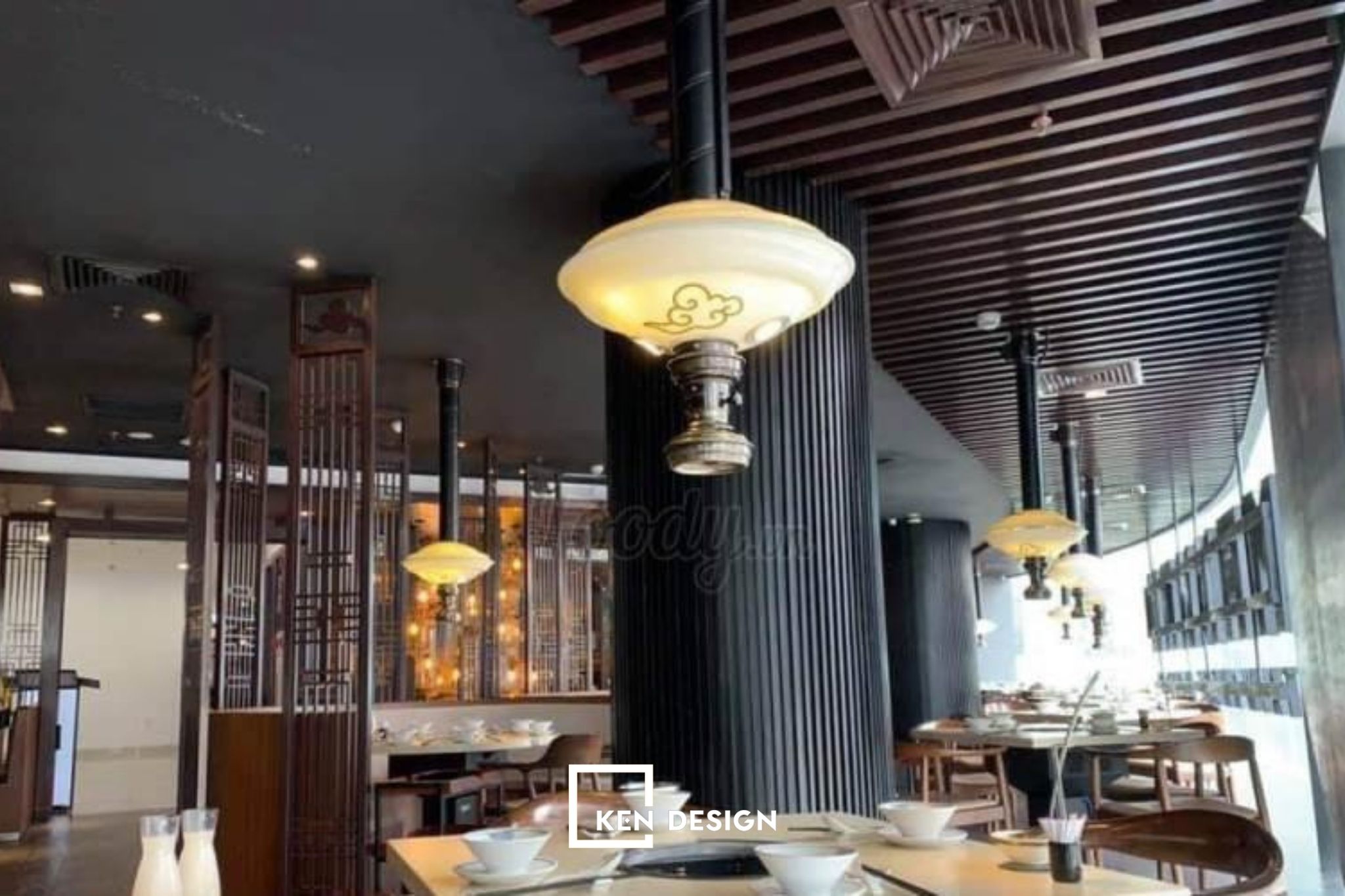 thiết kế nhà hàng Manwah