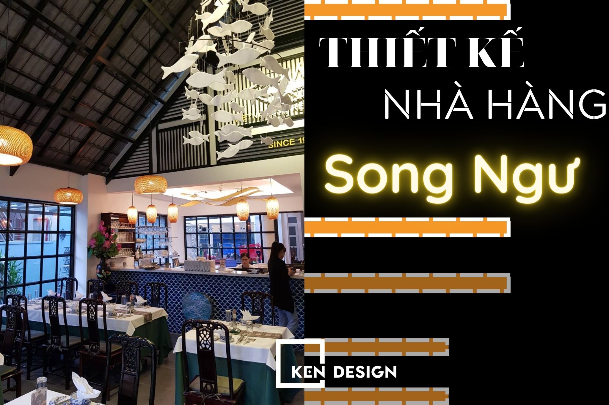 thiết kế nhà hàng Song Ngư