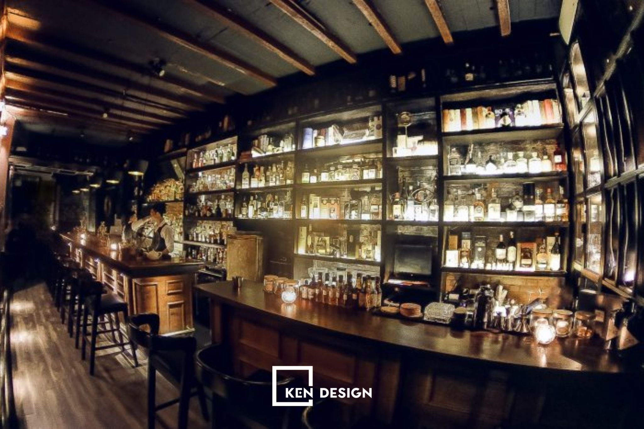 thiết kế pub cổ điển