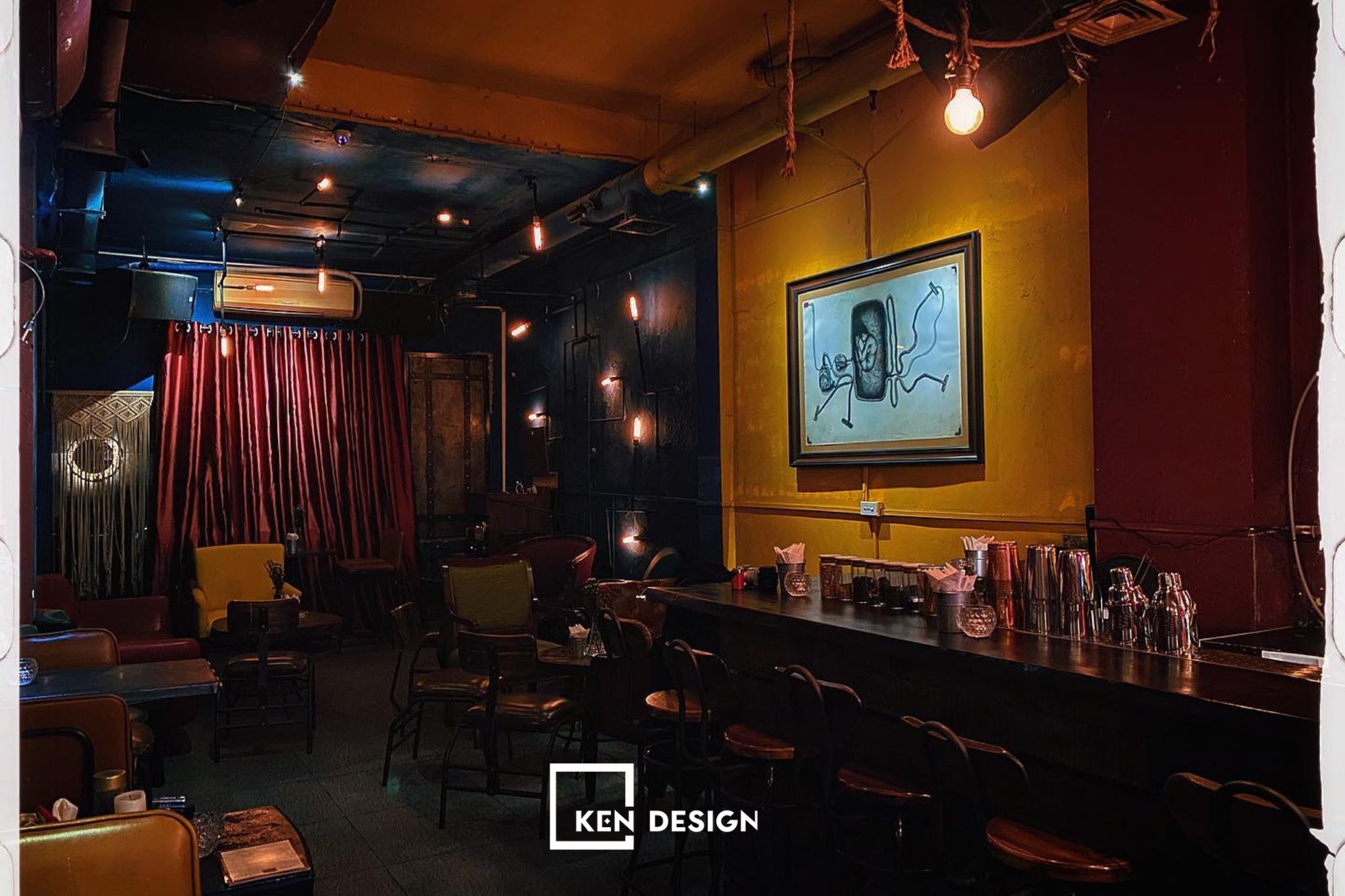 thiết kế pub độc lạ