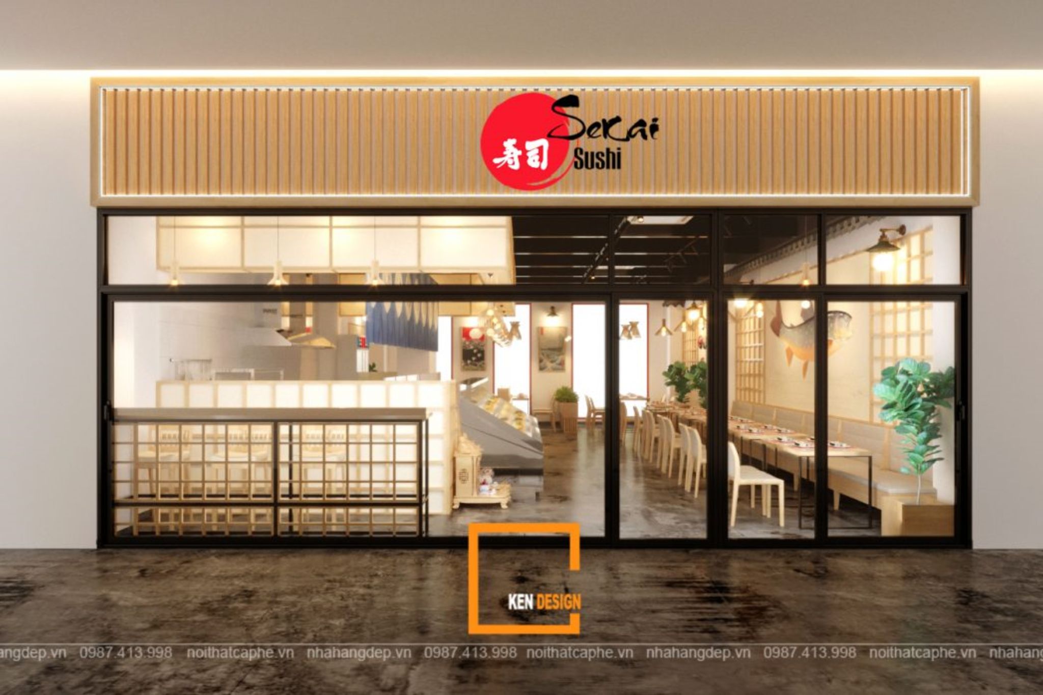 Thiết kế SeKai Sushi