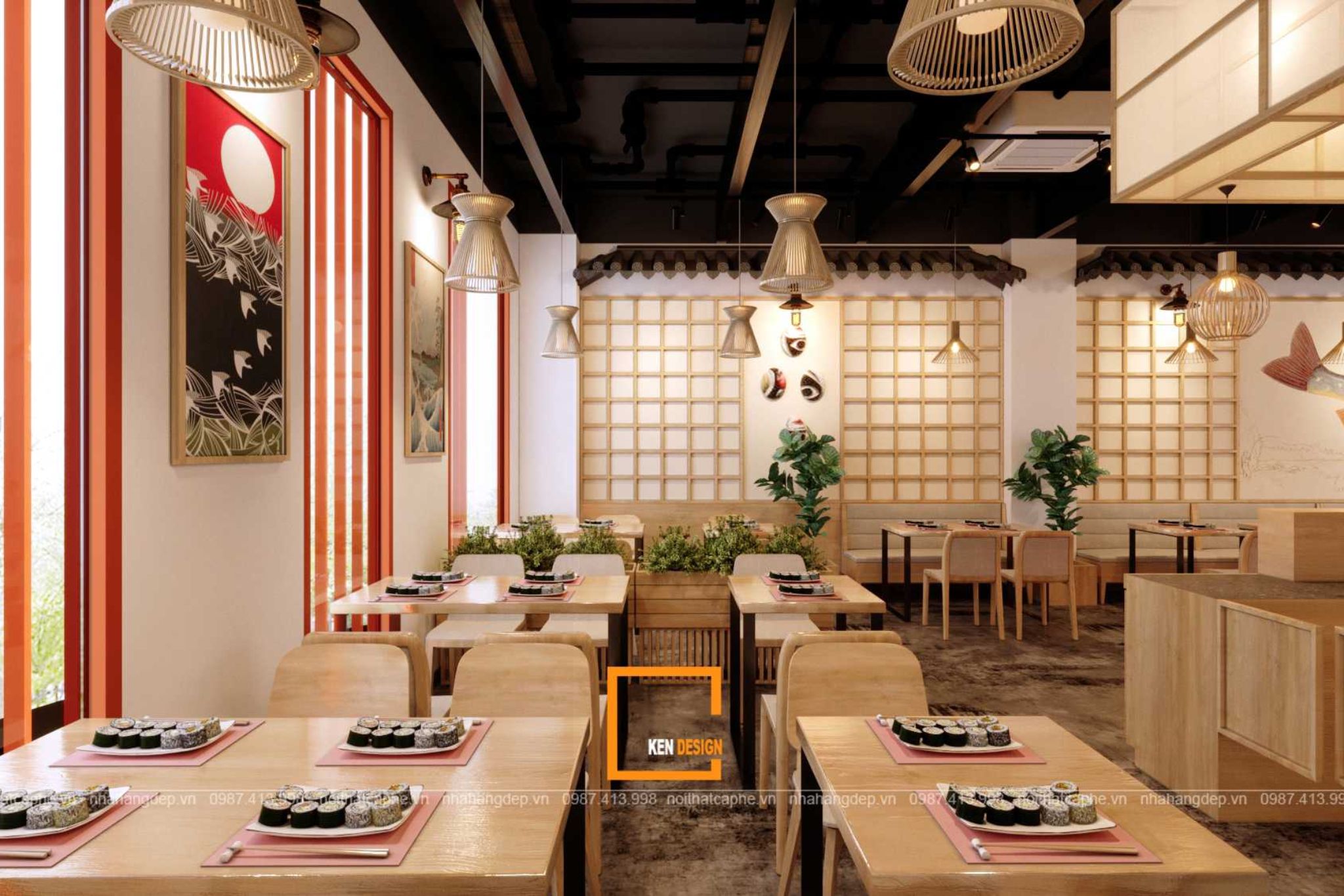Thiết kế SeKai Sushi