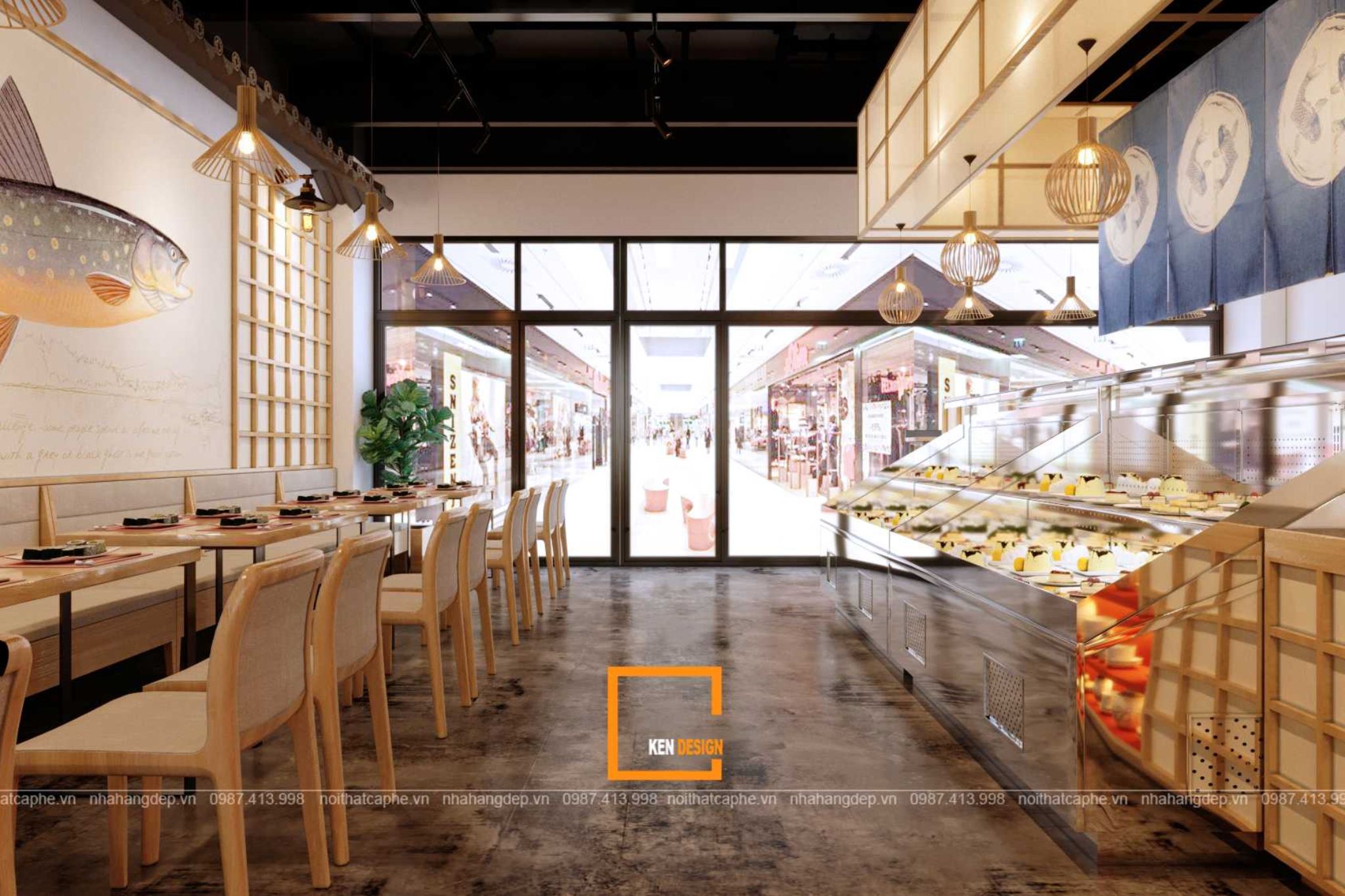 Thiết kế SeKai Sushi