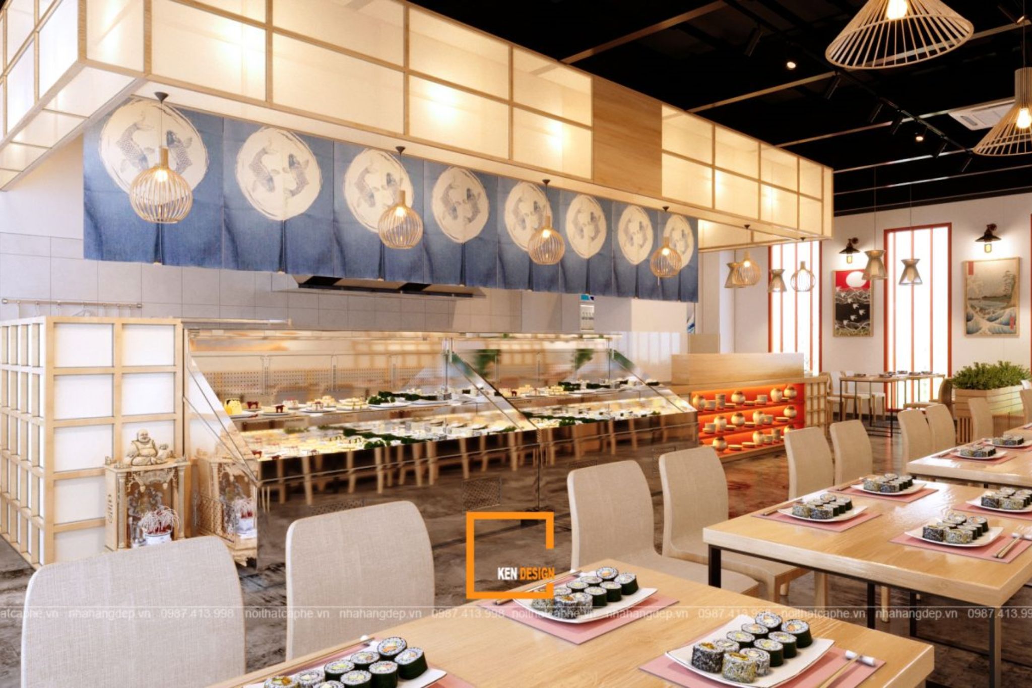 Thiết kế SeKai Sushi